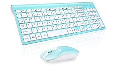 Wireless Keyboard and mouse combo (Turquoise Green)