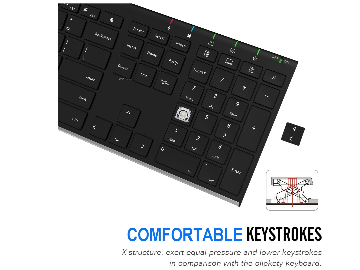 Rechargeable wireless Keyboard