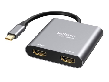 Selore 2 in 1 USB-C Adapter