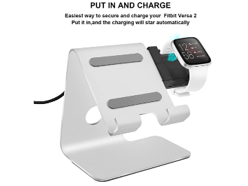 Tranesca 2 in 1 Charging Stand Compatible with i watch Serie...